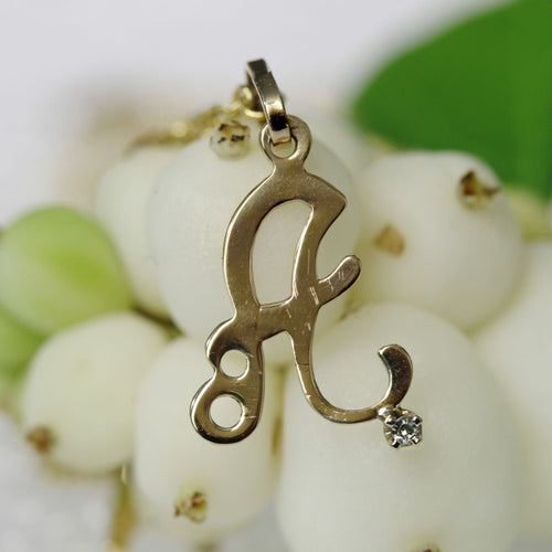 Pendentif Pendentif lettre A diamant 58 Facettes CVP167