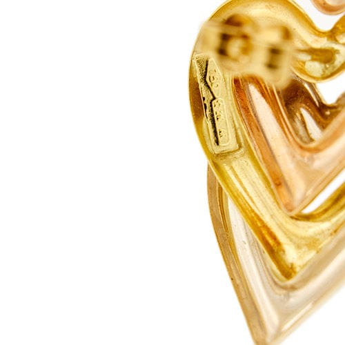 Boucles d'oreilles Boucles d'oreilles coeur 58 Facettes 21772