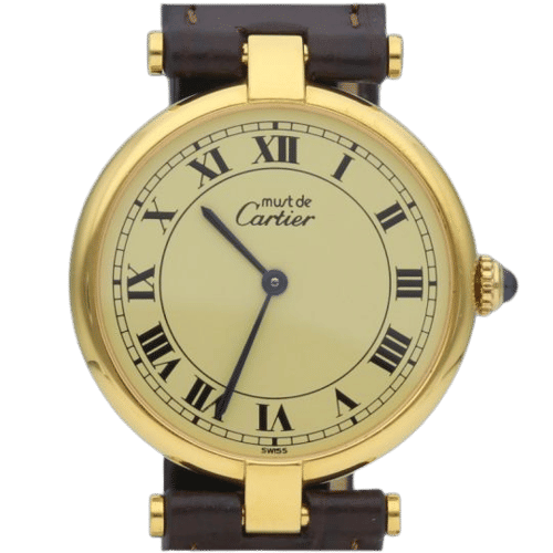 Montre Cartier Montre Must De Cartier Vermeil 58 Facettes MT42956