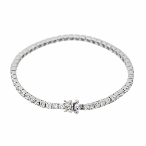 Bracelet Bracelet  Ligne Or blanc Diamant 58 Facettes 4203995RV