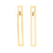 Boucles d'oreilles Boucles d'oreilles longues carrées or jaune 58 Facettes G13490