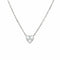 Collier Collier Cartier Cœur en diamants et or blanc 18 carats 58 Facettes G14202
