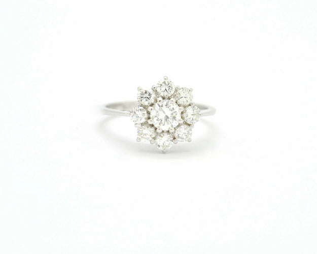 Bague Bague avec diamants de 1,32 ct 58 Facettes