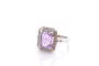 Bague 53 Bague art déco saphir violet et diamants 58 Facettes 27137-27182