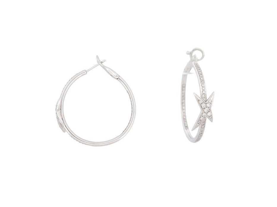 Boucles d'oreilles boucles d'oreilles MAUBOUSSIN creoles mes nuances a toi or blanc diamants 58 Facettes 261384