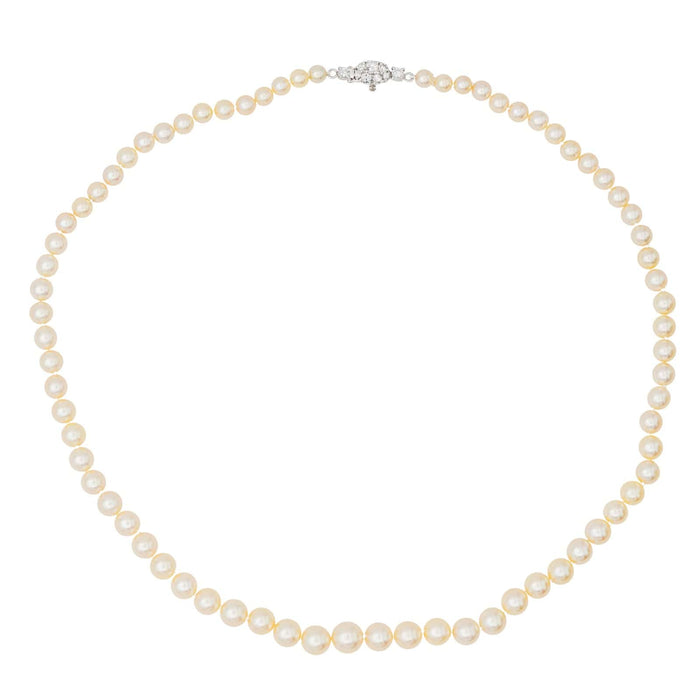 Collier Collier Perle Or blanc Perle 58 Facettes 3132897RV