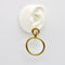 Boucles d'oreilles Vintage 14K Gold Florentine Finish Double Hoop Earrings 58 Facettes