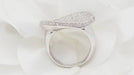 Bague 52.5 Bague pavage en or blanc et diamants 58 Facettes 18487