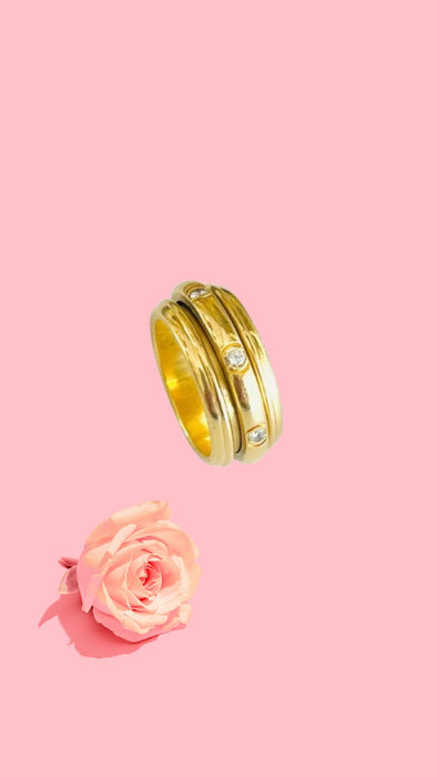 PIAGET - Bague Possession or jaune diamants