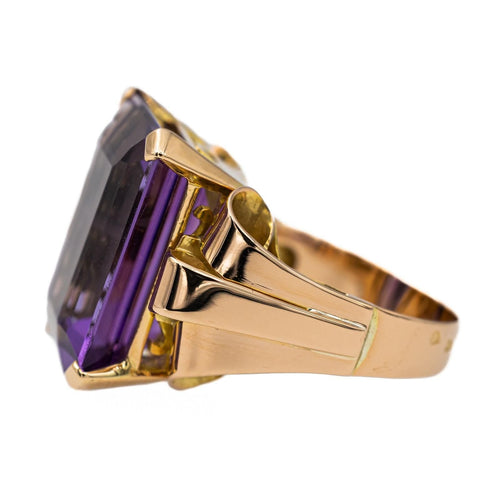 Bague 51 Bague Or rose Améthyste 58 Facettes 2912926CN