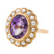 Bague 53 Bague Cocktail Or rose Améthyste 58 Facettes 2871071CN