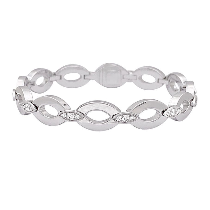 Bracelet Bracelet Cartier "Diadéa" or blanc, diamants. 58 Facettes 33943