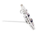 Broche Broche Art Déco, or blanc, diamants, onyx. 58 Facettes 33898