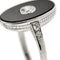Bague 56 Bague Art Déco avec onyx et diamants 58 Facettes 37817