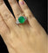 Bague 56 Superbe bague émeraude, unique en son genre 58 Facettes