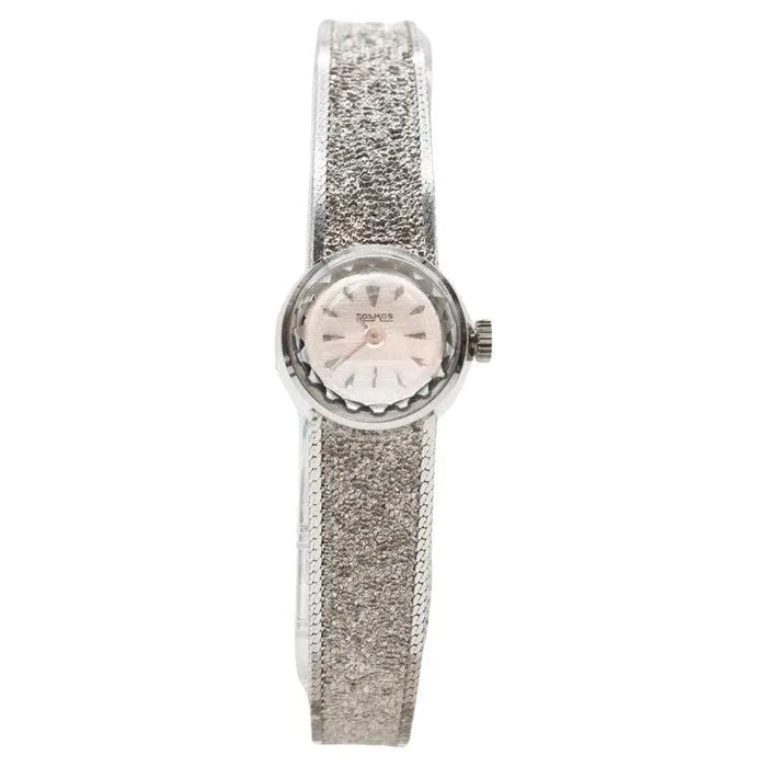 Montre Montre Cosmos Femme Or Blanc 58 Facettes