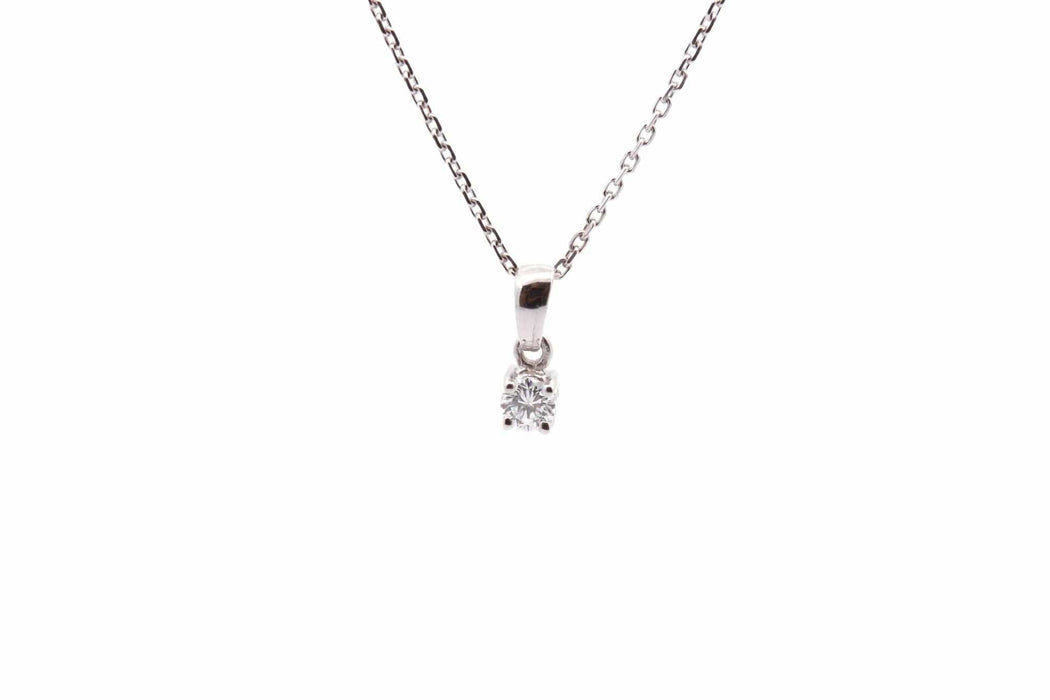 Collier Collier diamant en or blanc 58 Facettes 32501