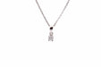 Collier Collier diamant en or blanc 58 Facettes 32501