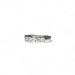 Bague 54 Demie alliance en or blanc sertie de diamants 58 Facettes