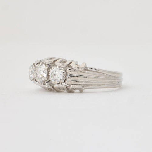 Bague 58 Bague vintage diamants 58 Facettes