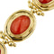 Bracelet Bracelet en or jaune avec corail rouge 58 Facettes 39982