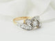 Bague 54 Bague ancienne en or bicolore et diamants 58 Facettes 33322