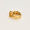 Bague en or jaune et citrine