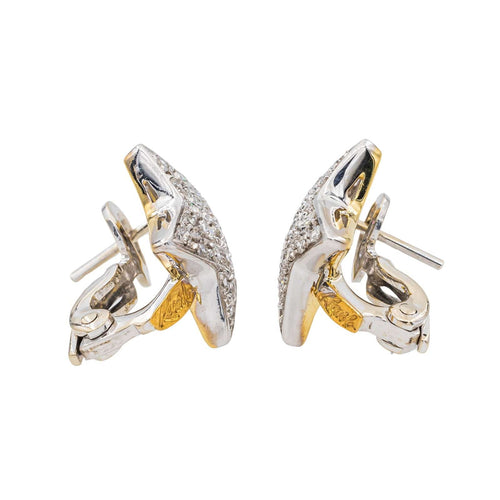 Boucles d'oreilles Boucles d'oreilles Etoile Or Blanc Diamant 58 Facettes 2927107CN