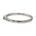 Ring 53 White Gold Emerald Ring 58 Facettes 2898446CN