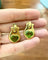 Boucles d'oreilles Boucles d'oreilles Bulgari en or jaune 18 carats avec péridot et rubis 58 Facettes