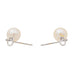 Boucles d'oreilles Boucles d'oreilles Puces Or blanc Perle 58 Facettes 3460624RV