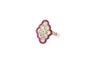 Bague 52 Bague Or jaune Diamants Rubis 58 Facettes 22046