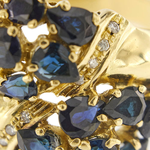 Bague 63 Bague 2 motifs saphirs et diamants 58 Facettes 34488