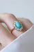 Bague Marguerite turquoise et diamants 58 Facettes