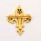 Broche Broche fleur de Lys, or jaune, émail, diamants, saphir et rubis 58 Facettes LIS1811