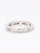 Bague 54 Alliance diamants baguette or blanc 58 Facettes 1163.13