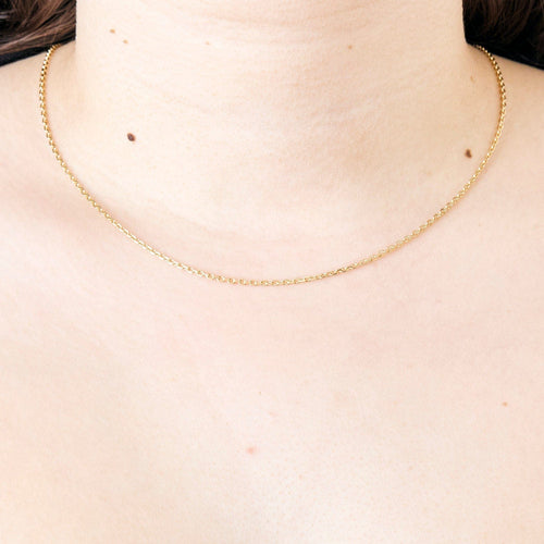 Collier Chaine maille forcat or jaune 58 Facettes ARL0663