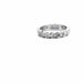 Bague 52 Alliance américaine or blanc, diamants 58 Facettes 88-GS36086-01