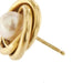 Boucles d'oreilles Boucles d'oreilles lobes or jaune et perles 58 Facettes 33955