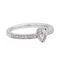 Bague 53 Bague Solitaire Or blanc Diamant 58 Facettes 3029957CN