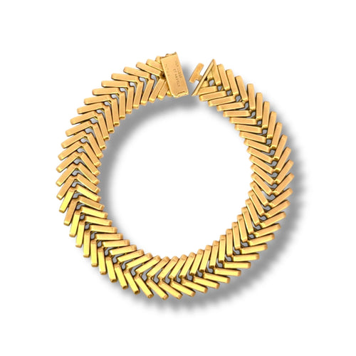 Bracelet Van Cleef & Arpels - Bracelet vintage en or jaune 58 Facettes
