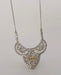 Collier Collier vintage de luxe, or blanc et diamants 58 Facettes 50162