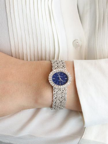 Montre OMEGA Constellation - Montre or blanc diamants lapis-lazuli 58 Facettes 1153.3