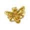 Bague 52 Bague Garnazelle "Papillon" en or jaune, diamants. 58 Facettes 31579
