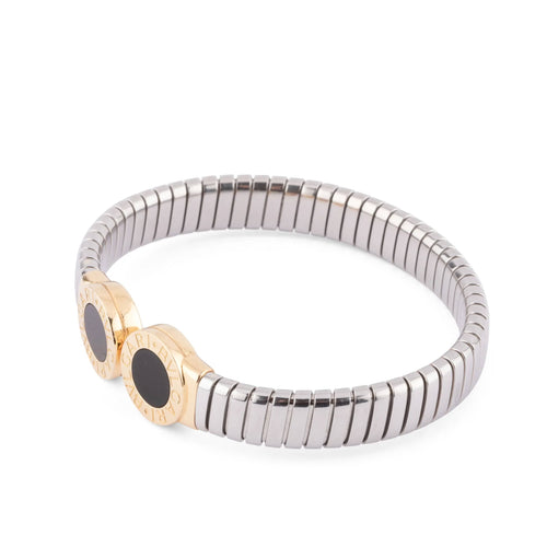 Bracelet Bracelet en or et acier de la maison Bvlgari 58 Facettes