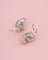 Boucles d'oreilles Paire de clips d'oreilles Art Déco "Coquillages" 58 Facettes