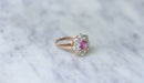 Bague 58 Bague Marguerite Saphir Rose et Diamants 58 Facettes