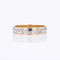 Bague 52 Alliance 2 ors gravée femme duo 58 Facettes CV119