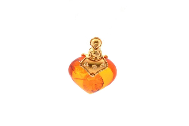 Pendentif Pendentif vintage ambre et or 21k 58 Facettes 26674
