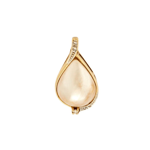 Pendentif Pendentif perle mabé et diamants 58 Facettes 230557